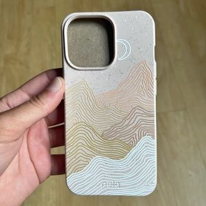 NEW Pela Seashell Pink Peaks iPhone 13 Case — compostable and sustainable